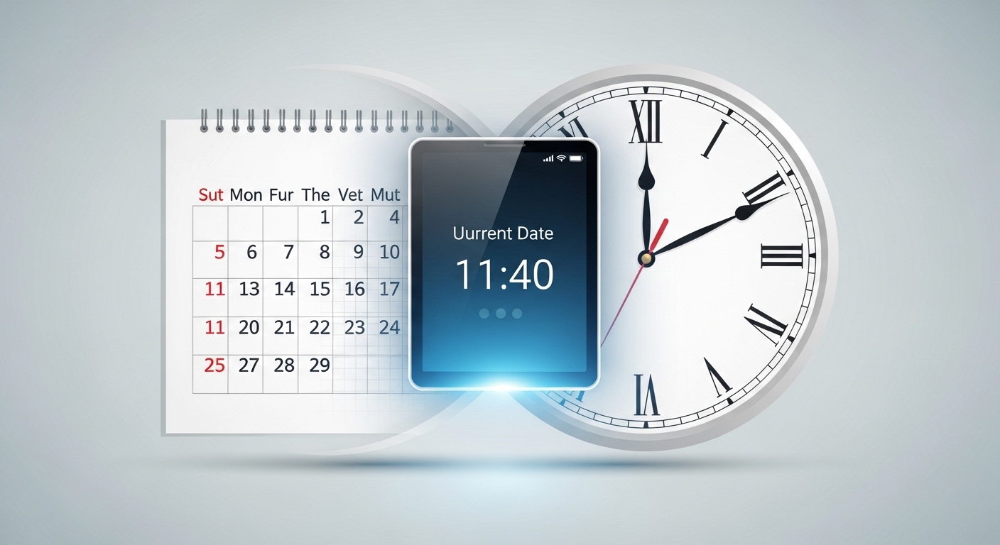 Infographic showing how age calculators convert birth dates into exact years months and days